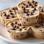 High protein yogurt cookie dough cups for a delicious snack