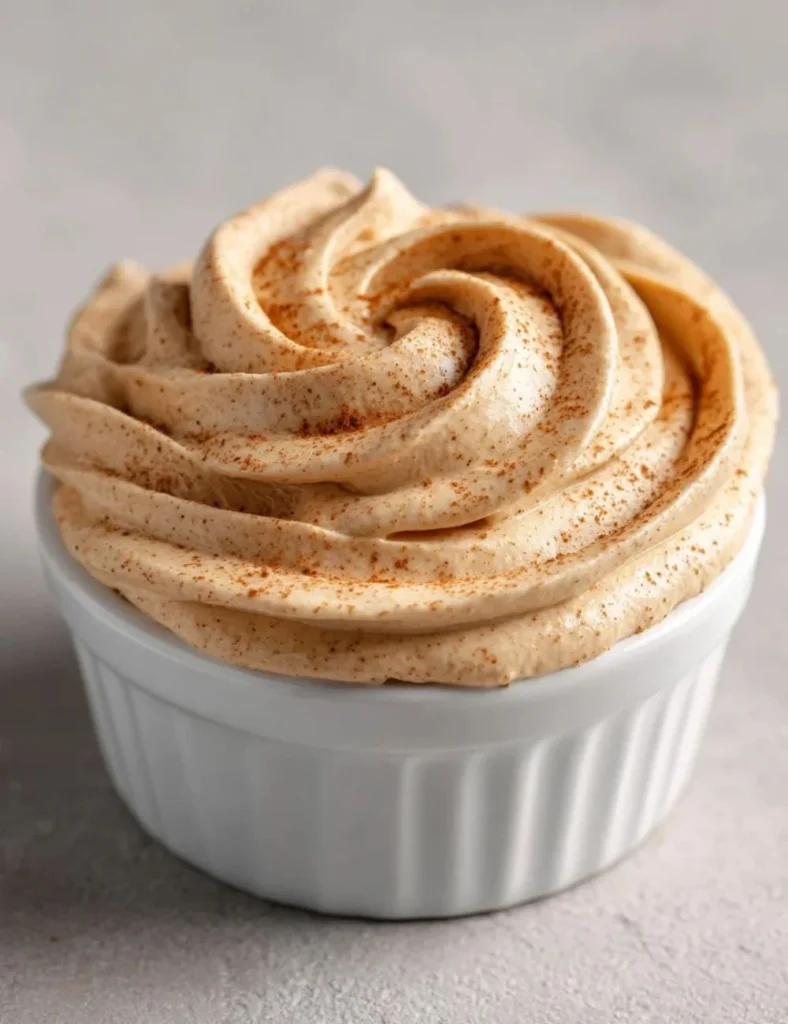 Rich and creamy whipped gingerbread butter spread on toast