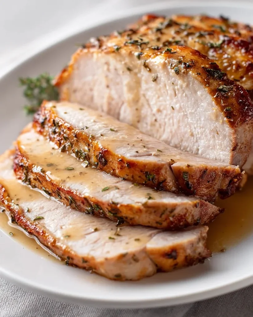 Melt-in-your-mouth Butterball turkey breast cooked in a Crock Pot