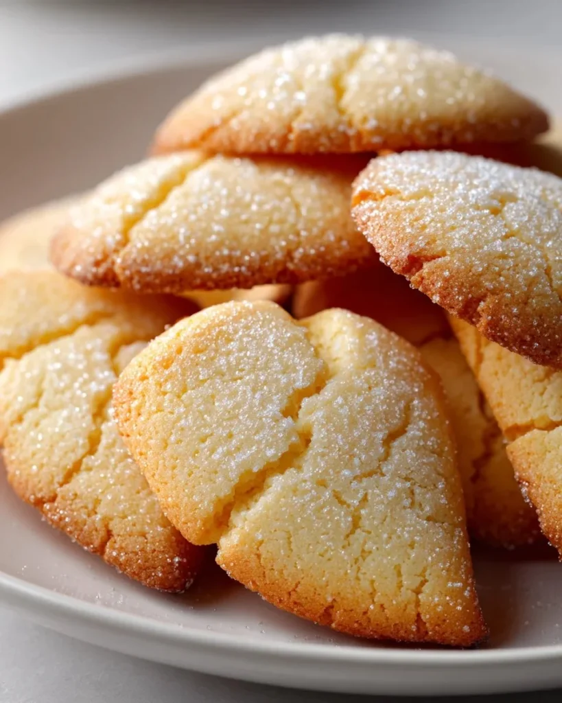 Melt-in-your-mouth Christmas cookies decorated with icing and sprinkles