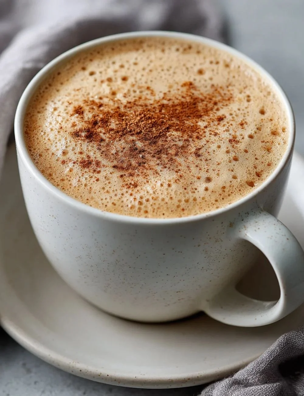 Cozy Spiced Christmas Chai Latte with warming spices and a festive touch.