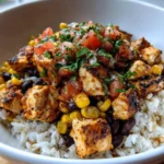 Delicious Chipotle Chicken Bowl with vibrant vegetables and savory chicken