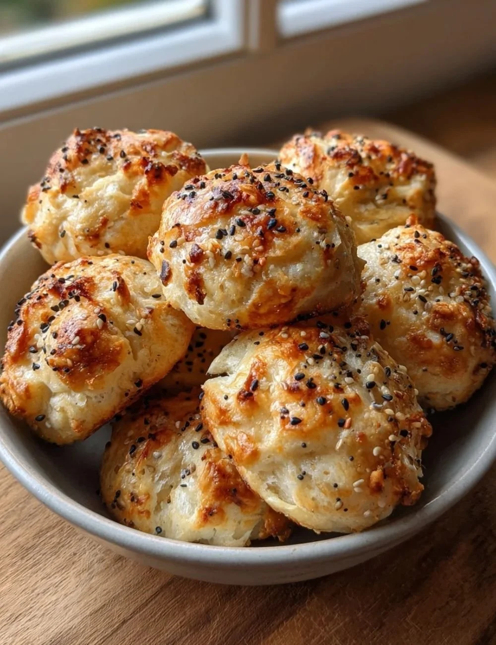 High Protein Bagel Bites packed with flavor and nutrition