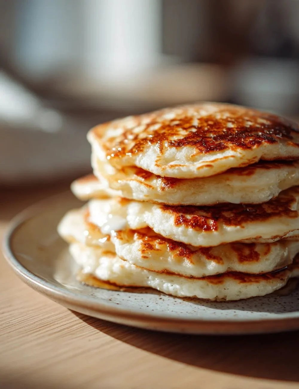 Delicious homemade dog pancakes served on a plate for pets.