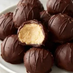 Healthy Peanut Butter Greek Yogurt Bites snack packed with protein