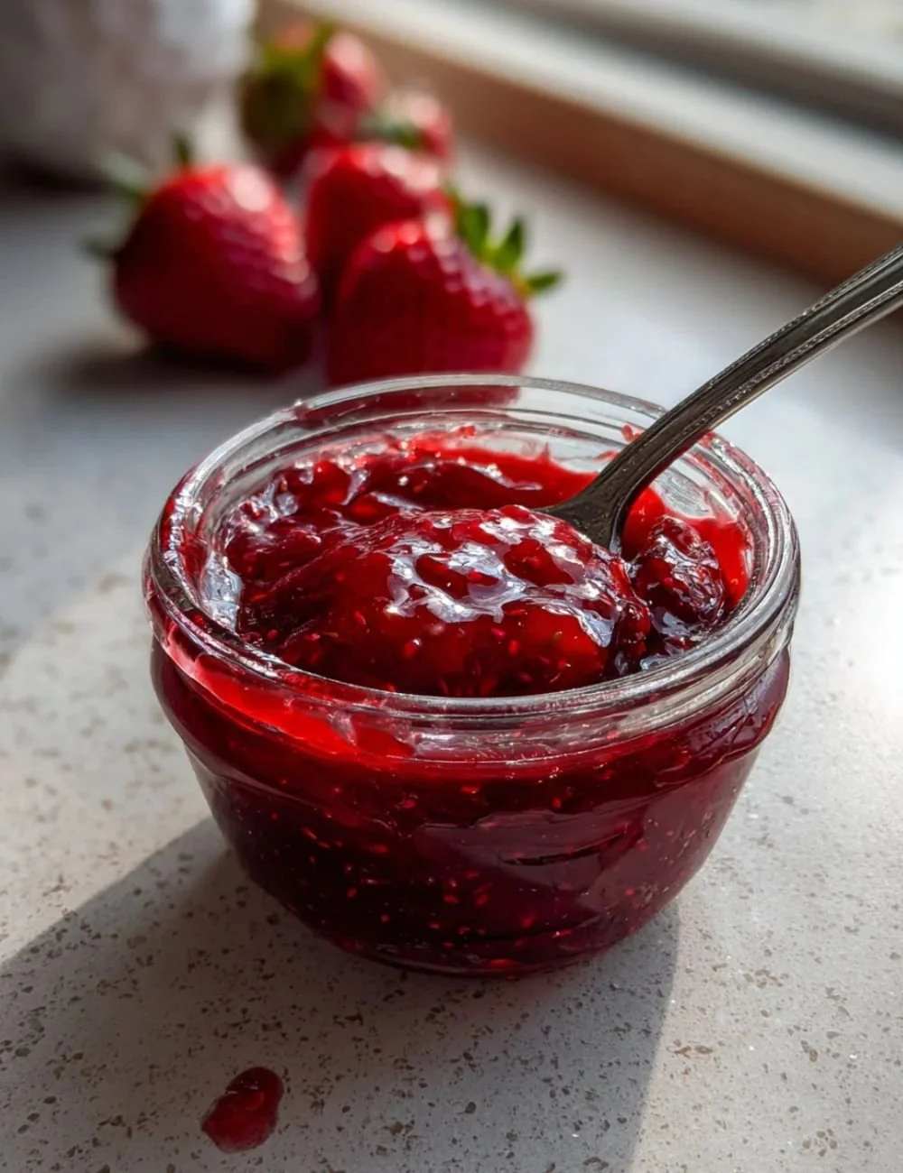 Quick and delicious strawberry cake filling recipe for baking.