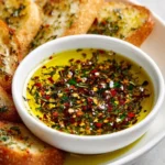 Delicious Carrabba's bread dipping oil served with fresh bread