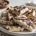 Healthy cookie dough bark made with wholesome ingredients