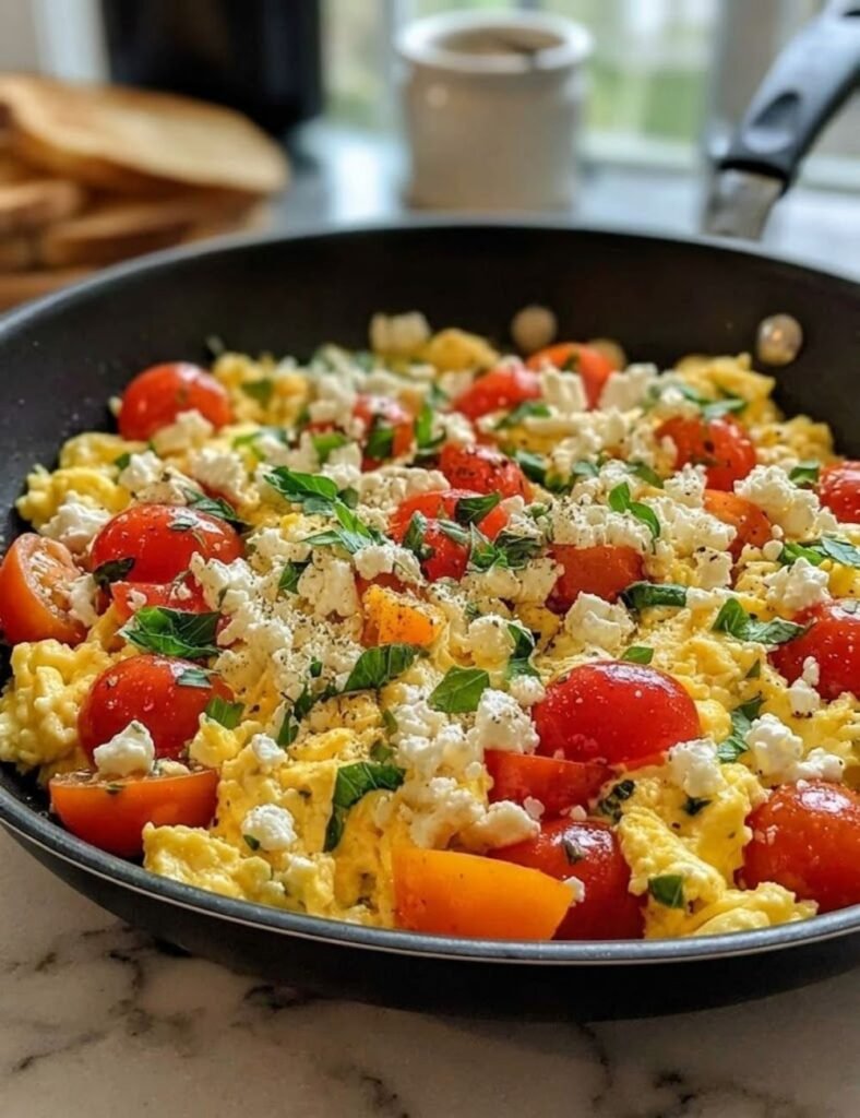Mediterranean Scrambled Eggs