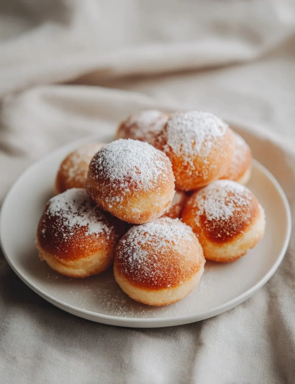 Air fryer doughnut holes made with a light, fluffy texture and sweet glaze
