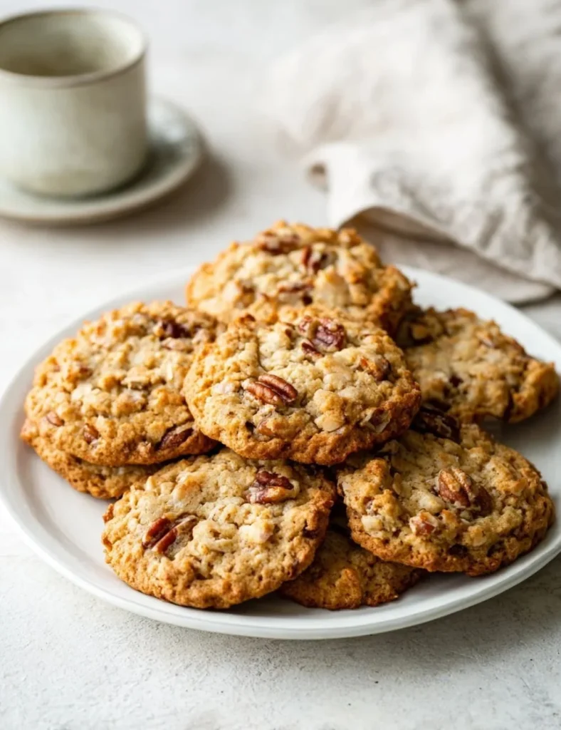 Best Bakery Style Pecan Pie Oatmeal Cookies