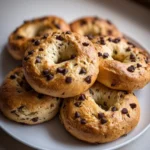 Delicious chocolate chip protein bagels perfect for a nutritious breakfast or snack