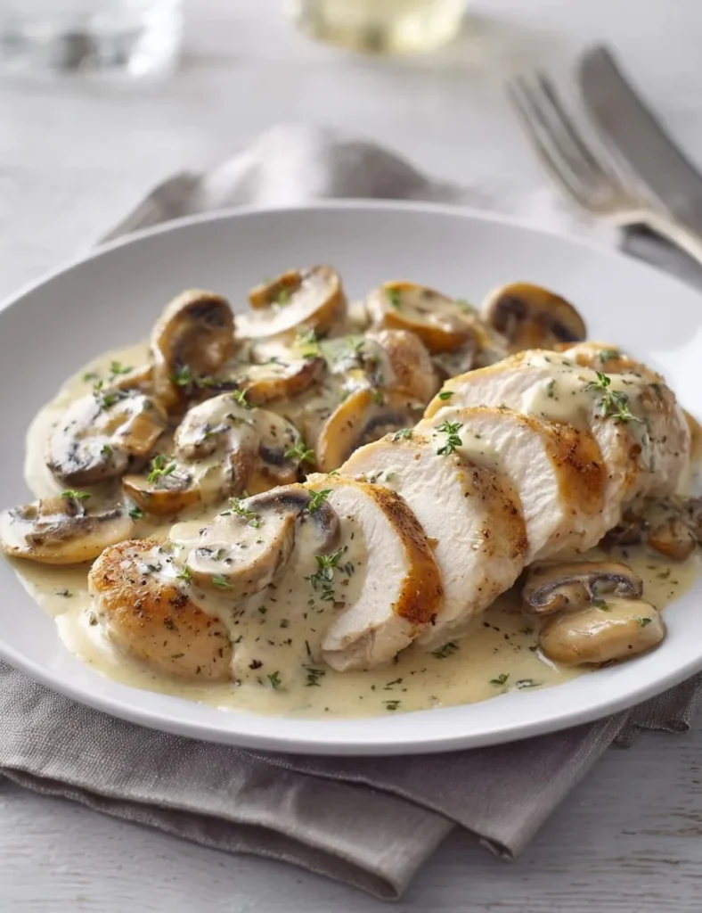Creamy Mushroom Chicken Skillet