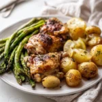 Easy cottage cheese chicken parm bowl with melted cheese and herbs