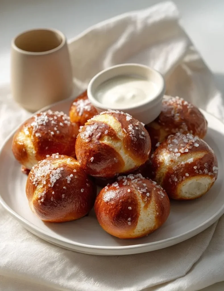 High Protein Breakfast Pretzel Bites