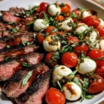 Grilled lemon herb chicken served with fresh vegetables on a plate