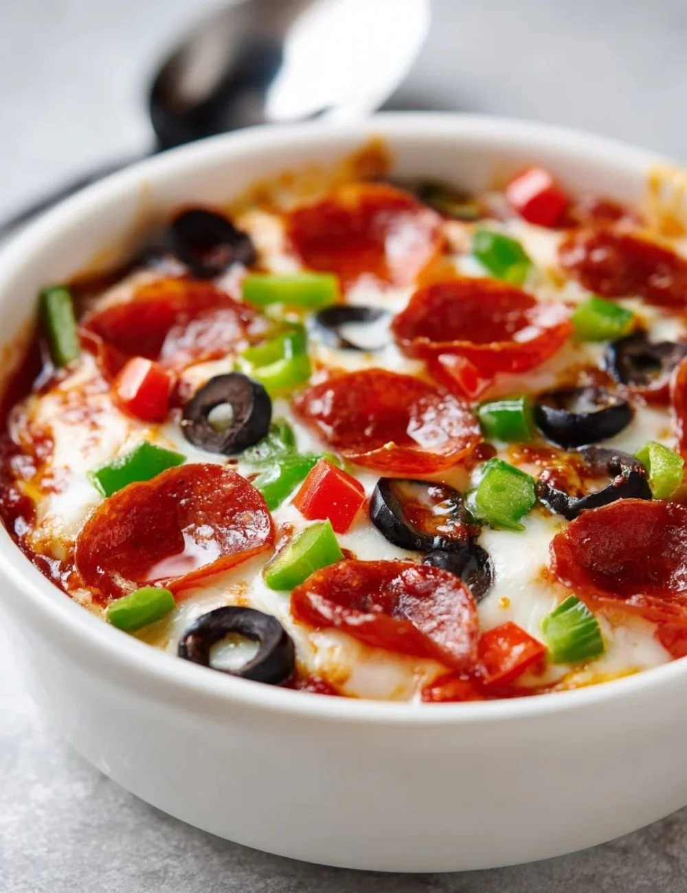 Low Carb Crustless Pizza Bowl