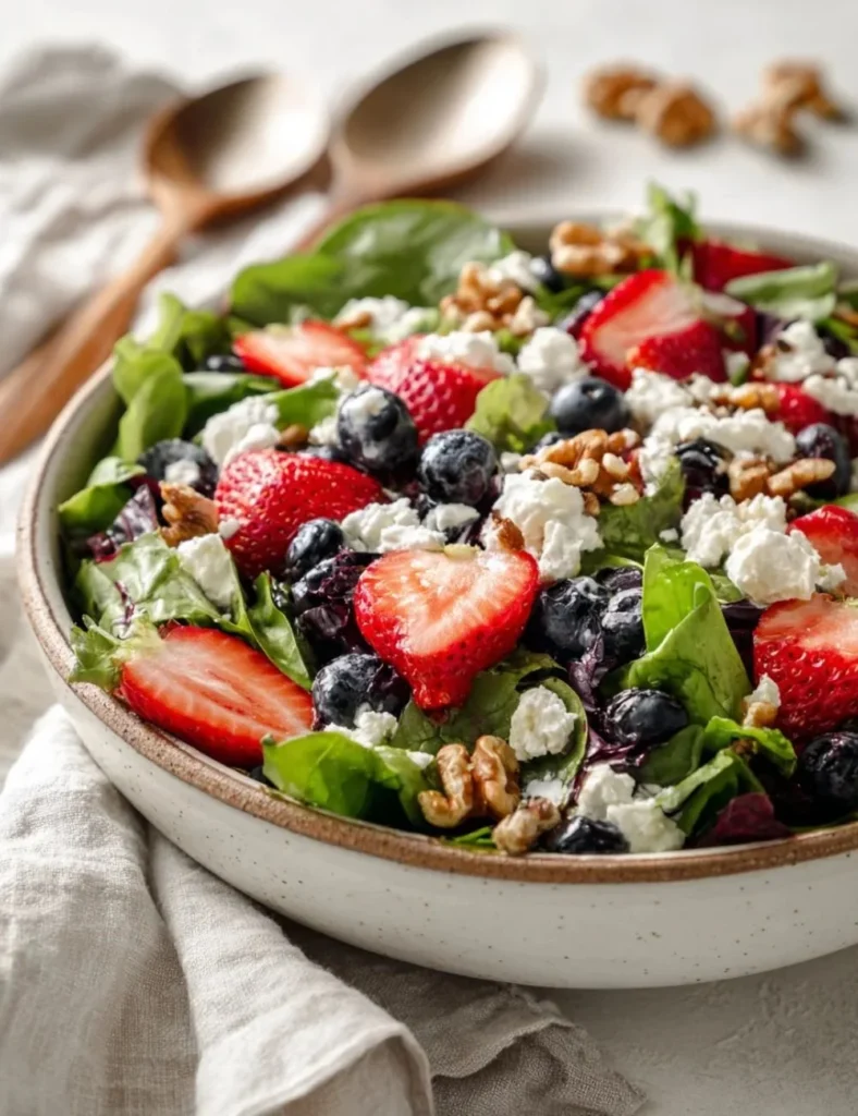 Minute Easter Salad with Creamy Goat Cheese