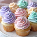 Pastel Swirl Easter Cupcakes