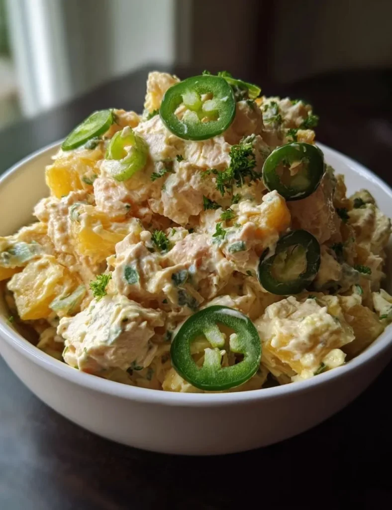 Pineapple Jalapeño Chicken Salad