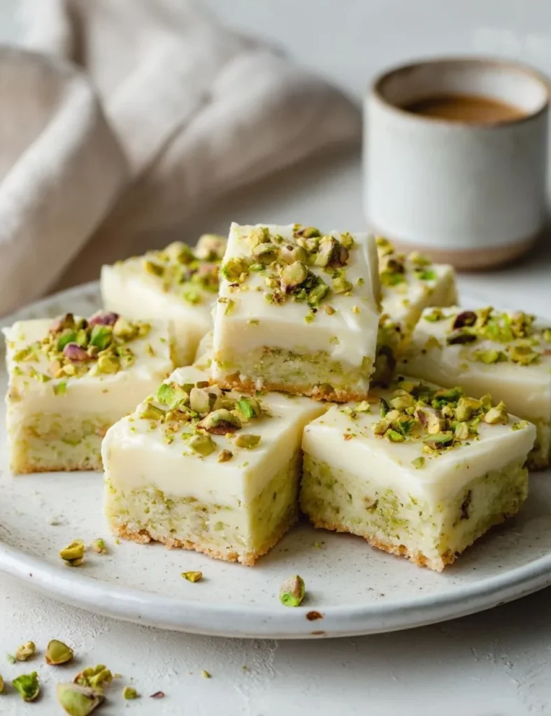 St. Patrick's Day Pistachio Dessert Squares