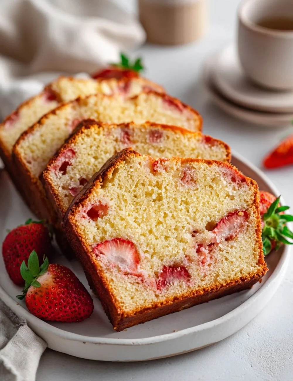 Strawberry Pound Cake