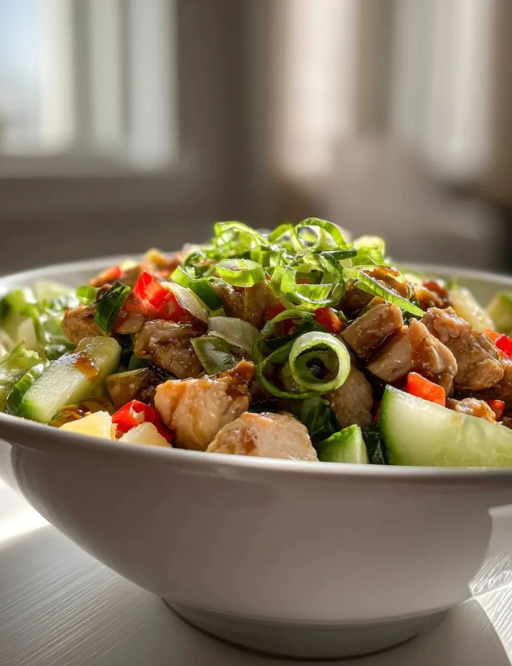 Teriyaki Pineapple Chicken Salad