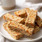Vegan Carrot Cake Granola Bars