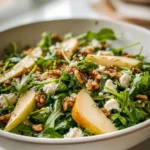 Walnut Arugula Goat Cheese Salad