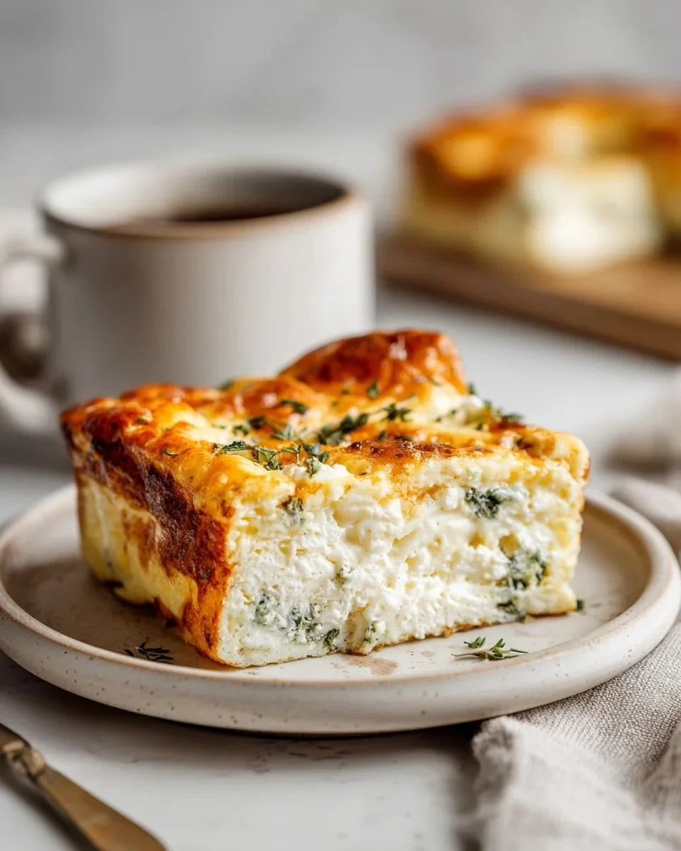 Baked Cottage Cheese Eggs