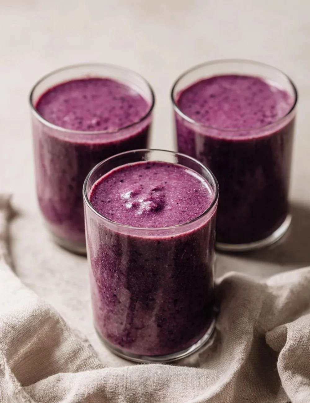 Blueberry Cottage Cheese Smoothie