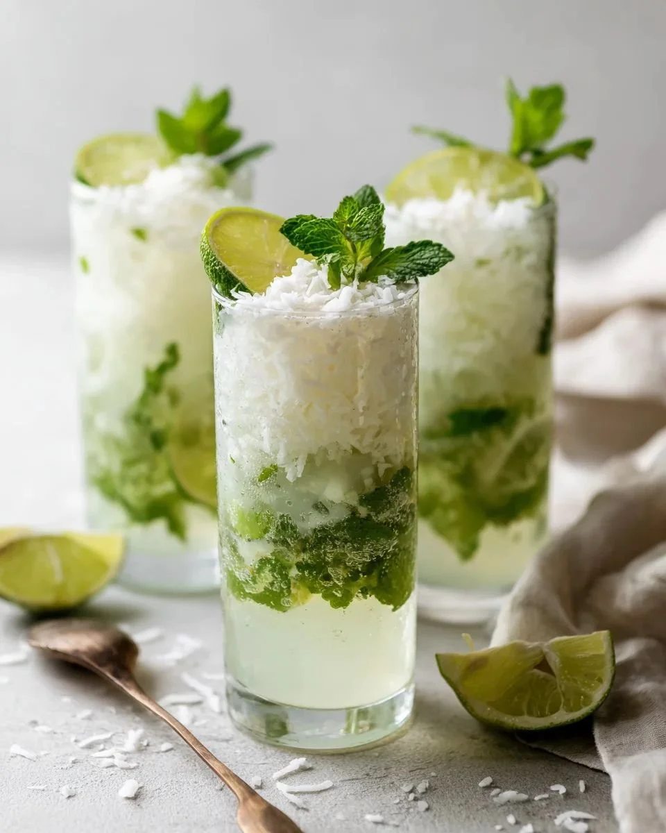 Coconut Key Lime Mojitos
