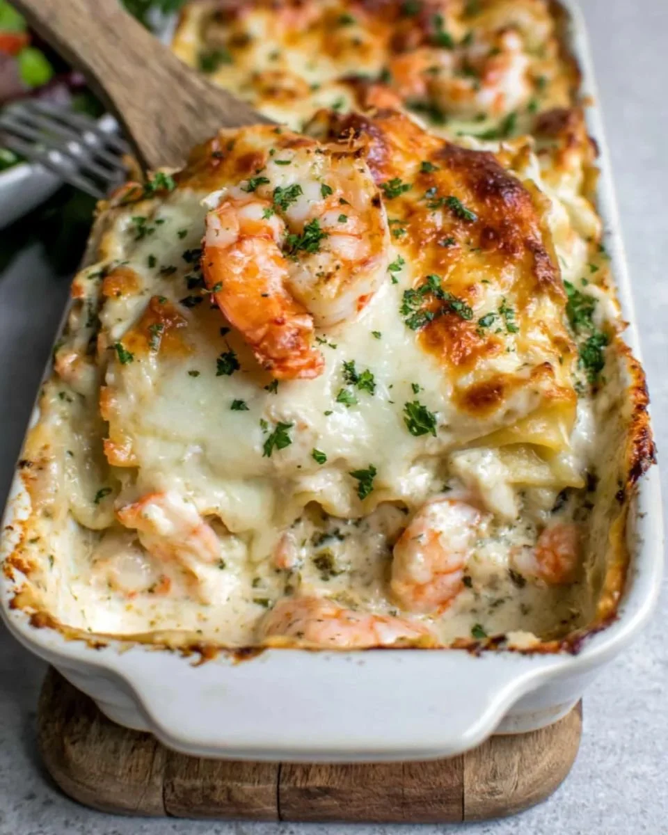 Creamy Seafood Lasagna