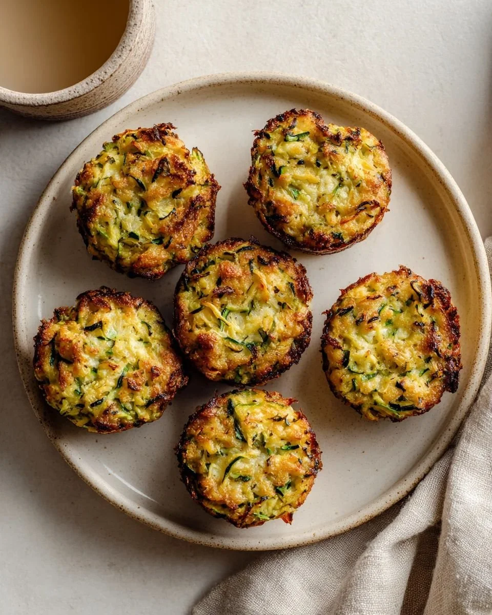 Crispy Zucchini Garlic Bites