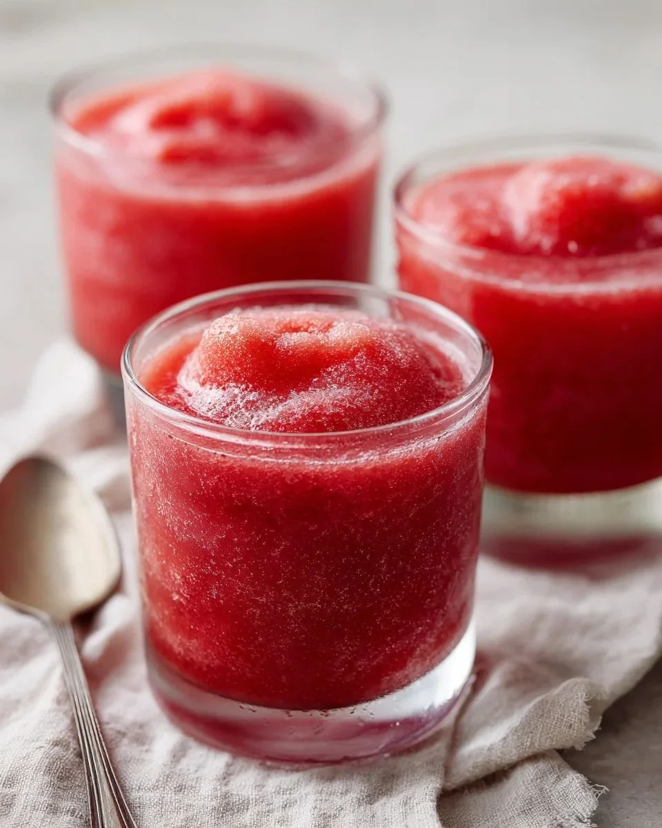 Frozen strawberry daiquiri cocktail with fresh strawberries