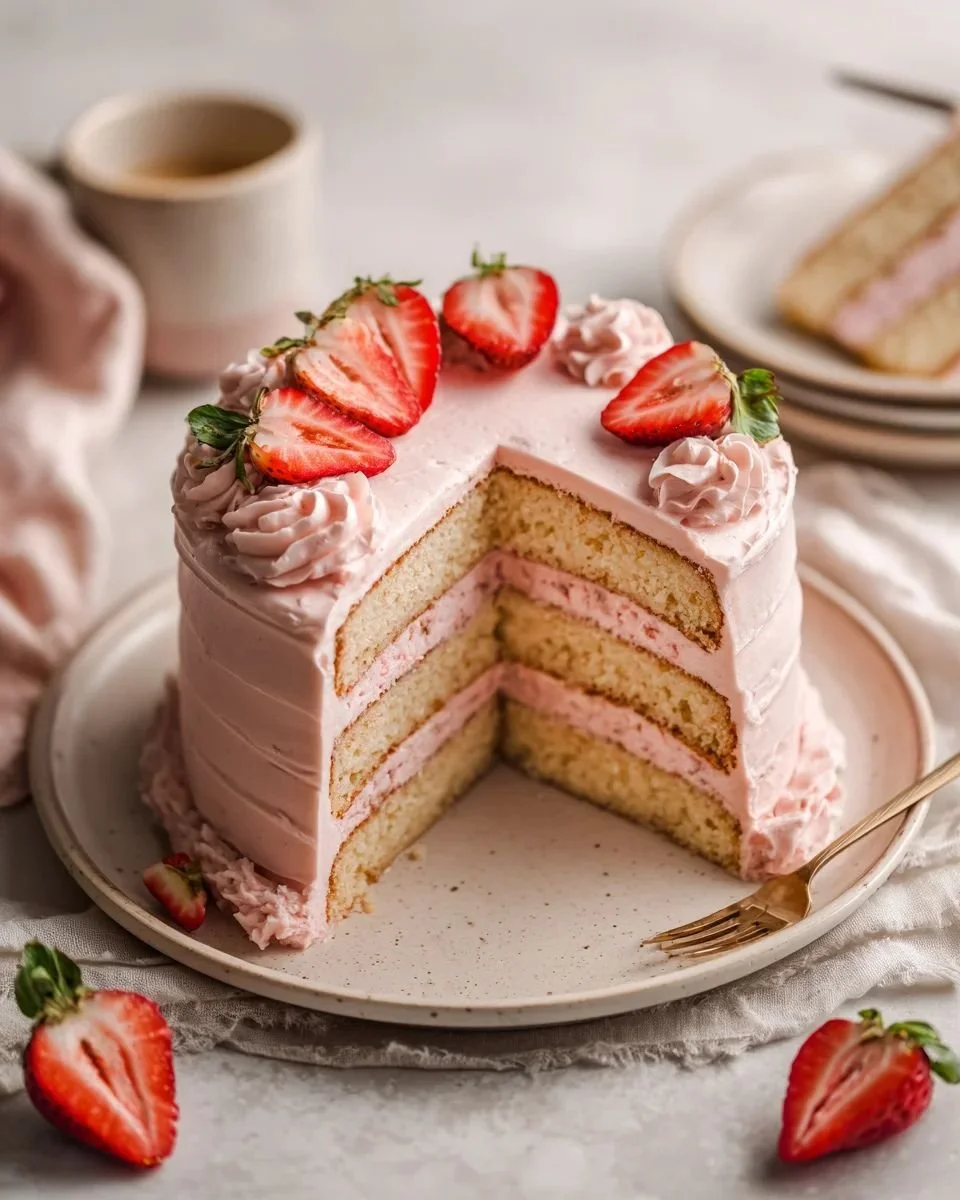 Gluten Free Strawberry Cake