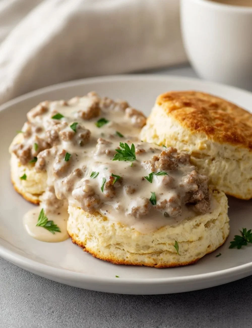 Sausage And Gravy Biscuits