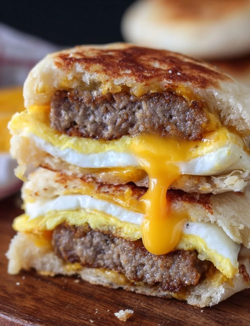 Sausage, Egg, and Cheese Breakfast Sandwich