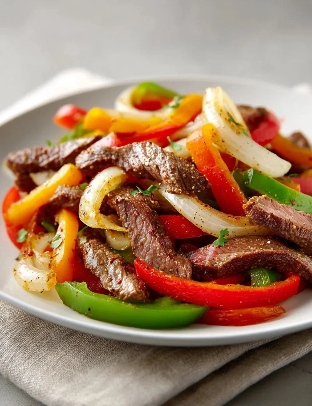 Sheet Pan Steak Fajitas