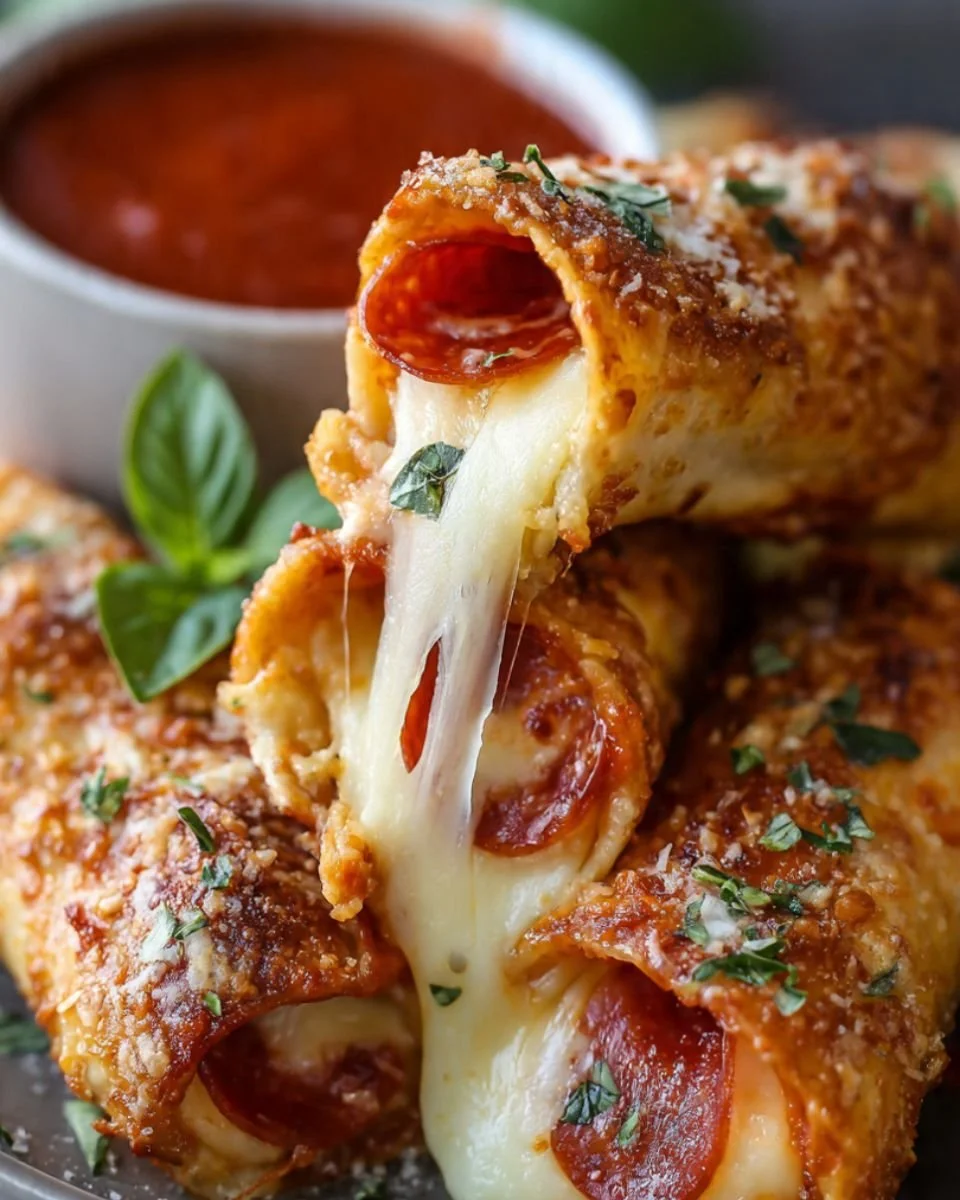 Cheesy Pizza Roll Ups