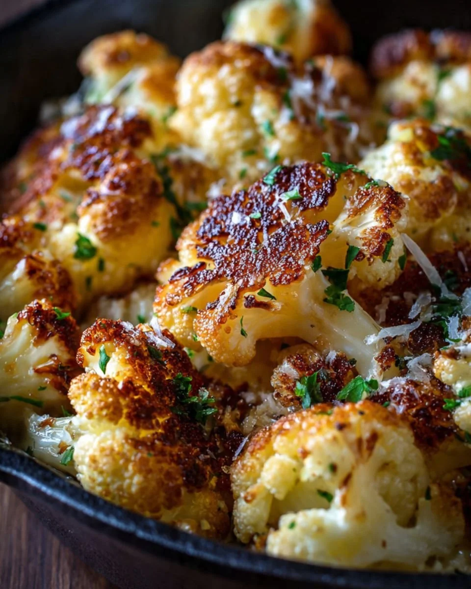 Easy Garlic Butter Roasted Cauliflower